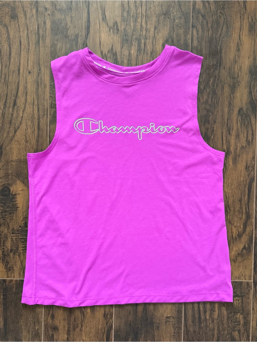 Champion Athletic Muscle Tank Top Pink Size Medium
